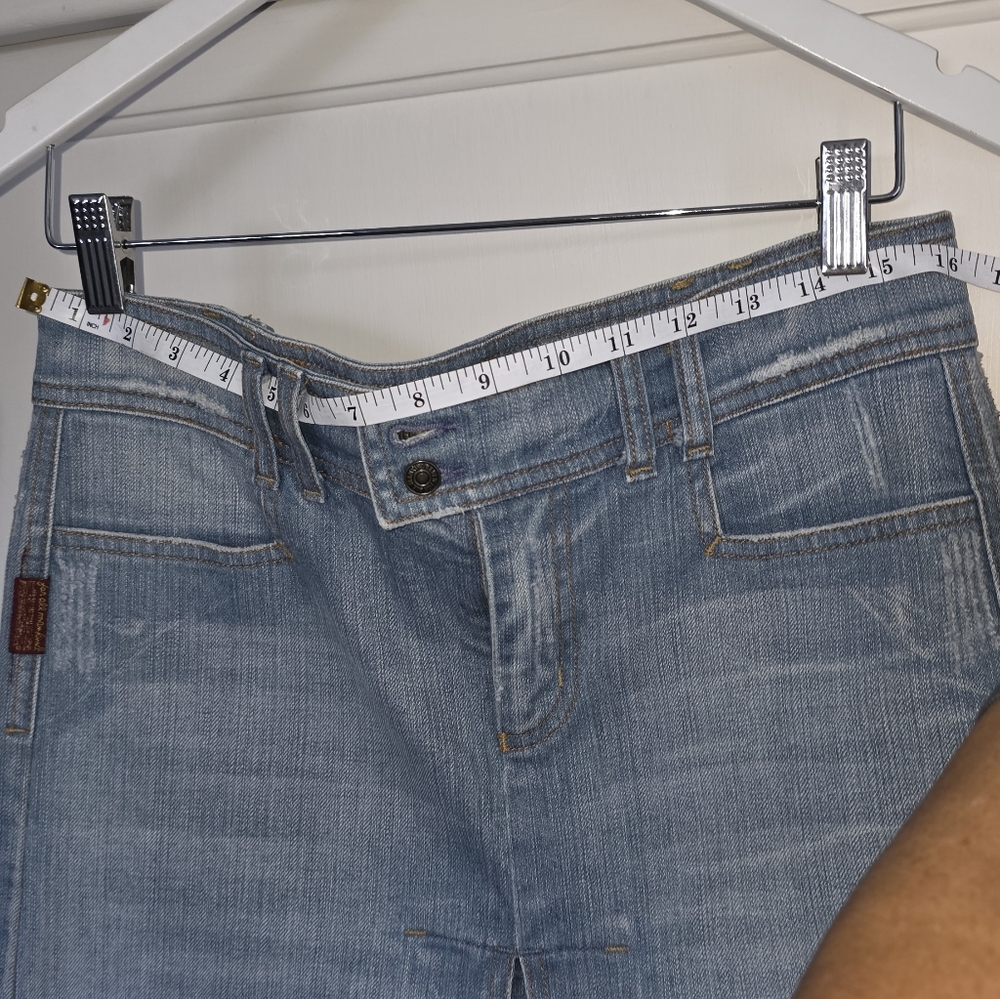 For All 7 Mankind Denim A-Line Skirt Size 28 - Picture 14 of 15